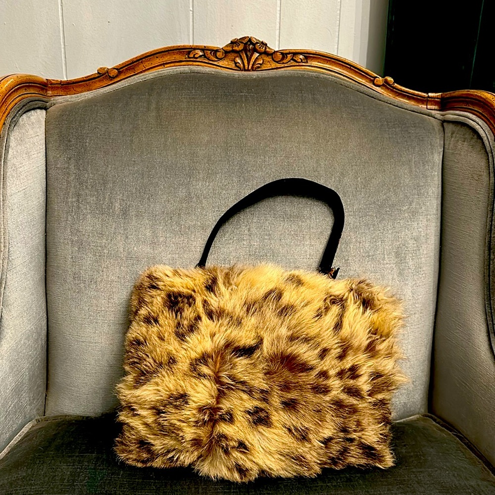 Vintage fur purse